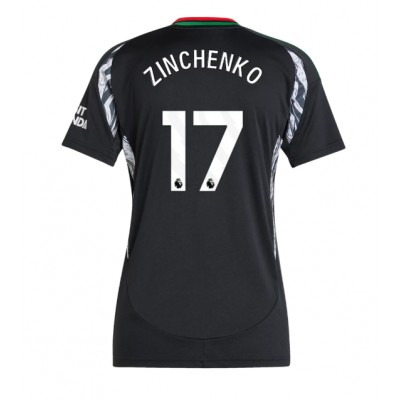 Fotballdrakt Dame Arsenal Oleksandr Zinchenko #17 Bortedrakt 2024-25 Kortermet Fotballdrakt Dame Arsenal Oleksandr Zinchenko #17 Bortedrakt 2024-25 Kortermet